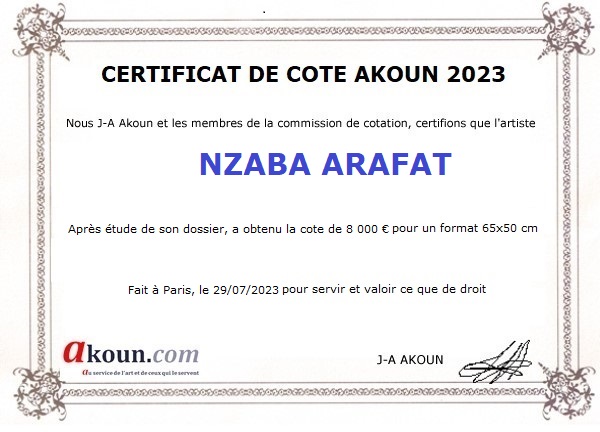 Akoun certificate